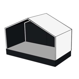 Scenetelt 6×3 m