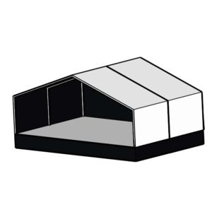Scenetelt 9×6 m